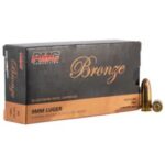 pmc bronze 9mm 124 grain fmj 50rd box 9g