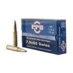 ppu 75x55 swiss 174gr fmj 20rd pp7sf