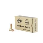 PPU Mil-Spec 9mm 124 Grain FMJ 50Rd Box PPN9