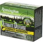 remington compact ultimate defense 380acp 102gr 20 round box