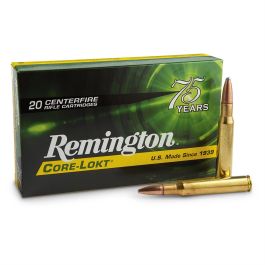 remington core lokt 30 06 springfield 180gr psp 20rd box