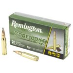 remington core lokt 308 win 165gr polymer tip 20rd