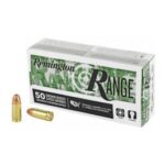Remington Range 9mm 115 Grain FMJ 50Rd Box T9MM3
