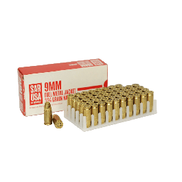 sar usa 9mm 124gr fmj 50rd