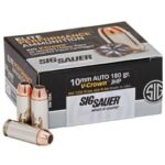 sig sauer elite v crown 10mm 180gr 20rd box e10mm1