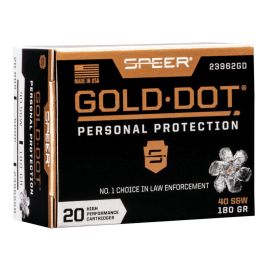 speer gold dot 40s w 180 grain 20 round box