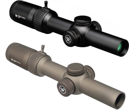 Vortex Strike Eagle 1-6x24mm 30mm Tube Second Focal Plane Rifle Scope on rifle