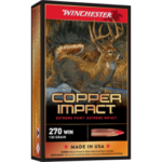 winchester copper impact 270win 130gr 20rd box x270clf