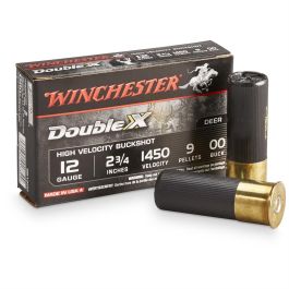 winchester double x hv 12ga 00 buck 275 5rd box