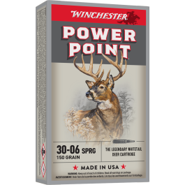 winchester power point 30 06spr 150gr jsp 20rd
