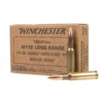 winchester service grade 762x51mm 175 grain 20 round box