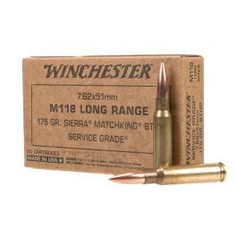winchester service grade 762x51mm 175 grain 20 round box