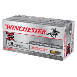 winchester super x 22lr 40gr copper 50 rd box x22lr