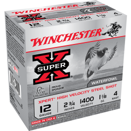 winchester super x waterfowl 12ga 2 2 4 4 steel 25rd