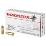 winchester usa 10mm 180 grain 50 round box