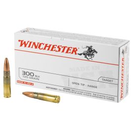 winchester usa 300 blackout 125 grain open tip 20rd