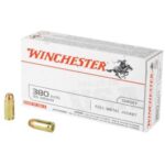 winchester usa 380 acp ammunition 95 grain fmj 50rd
