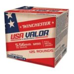 winchester usa valor m193 556nato 55gr 125rd usa193125