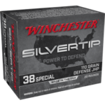 winchester w38st silvertip 38spl 110gr jhp 20rd