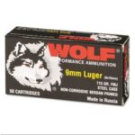 wolf 9mm 115gr fmj steel case 50rd box