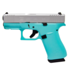 glock 43x 9mm 341 10 1 silver robins egg blue