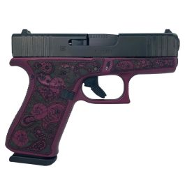 glock 43x 9mm 341 black cherry engraved 10 1