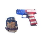 glock 43x american flag w holster 9mm 341 barrel 10 1