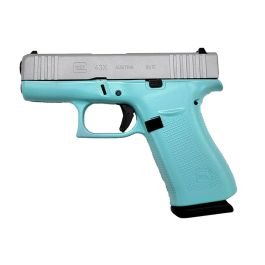 glock 43x robin egg blue silver 9mm 341 barrel 10 1 1